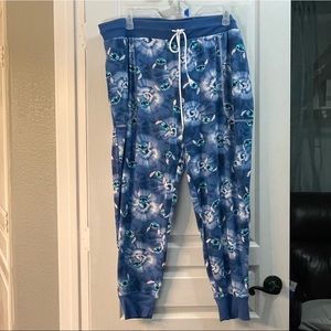 NWT Disney Lilo &stich tie-dye lounge sweatpants